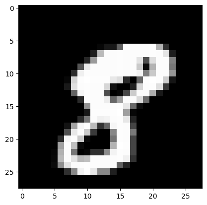 一个手写数字样本